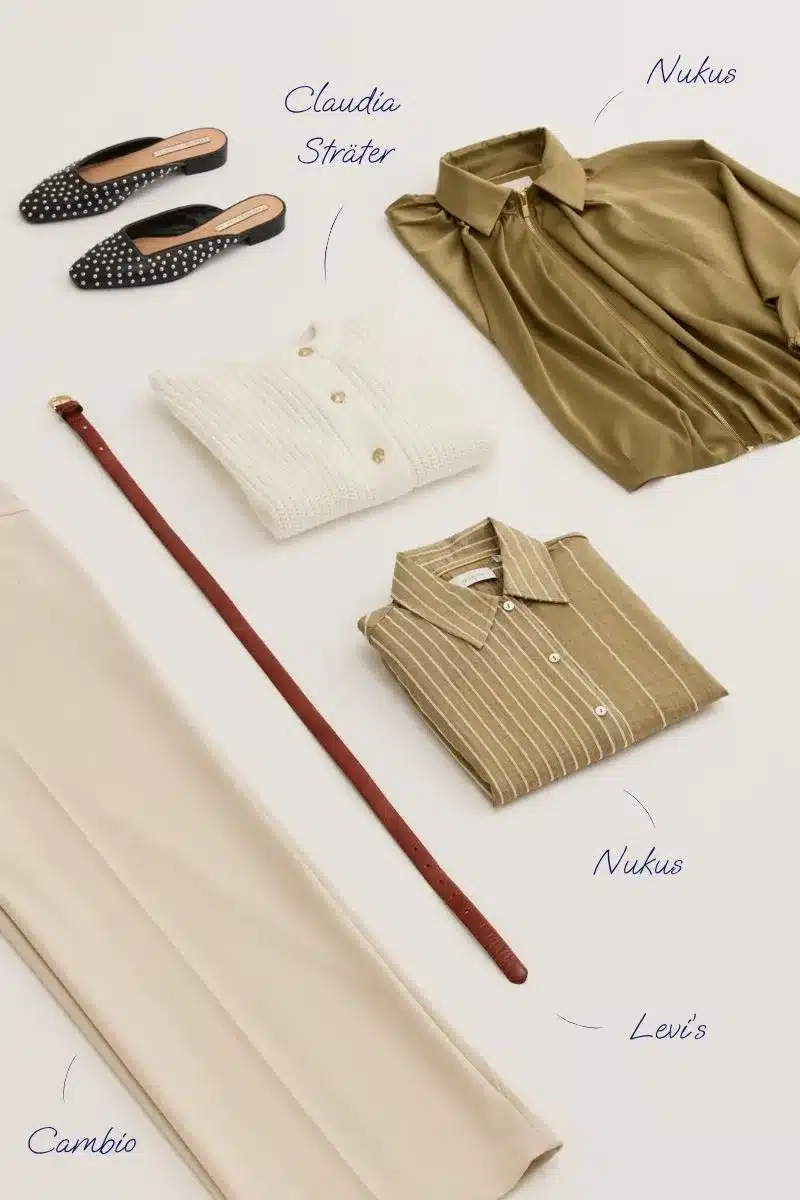 Trendy vrouwen outfit styling